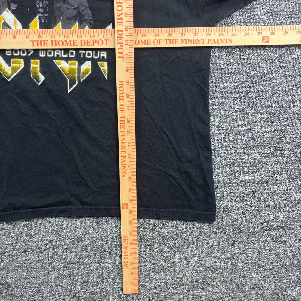 Y2K 2000s Styx Grunge‎ Rock Band Tour Graphic Black T Shirt Size XL - Picture 6 of 6